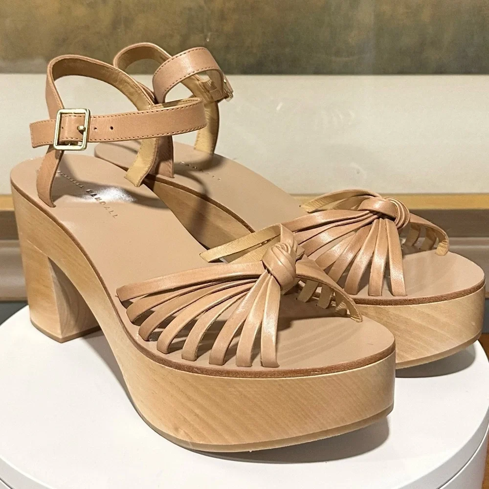 🌹LOEFFLER RANDALL🌹 Rivka Knot Platform Sandal Size: 10 - Picture 5 of 10